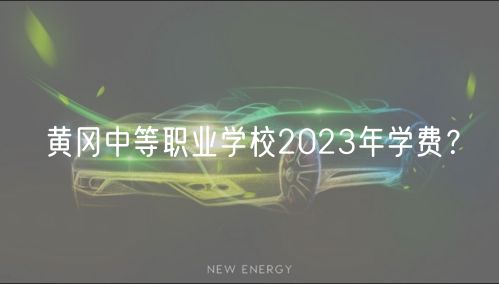 黃岡中等職業(yè)學(xué)校2023年學(xué)費？