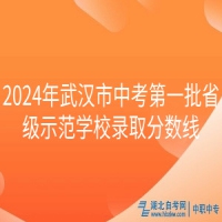 2024年武漢市中考第一批省級示范學校錄取分數線