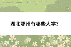 湖北鄂州有哪些大學(xué)？